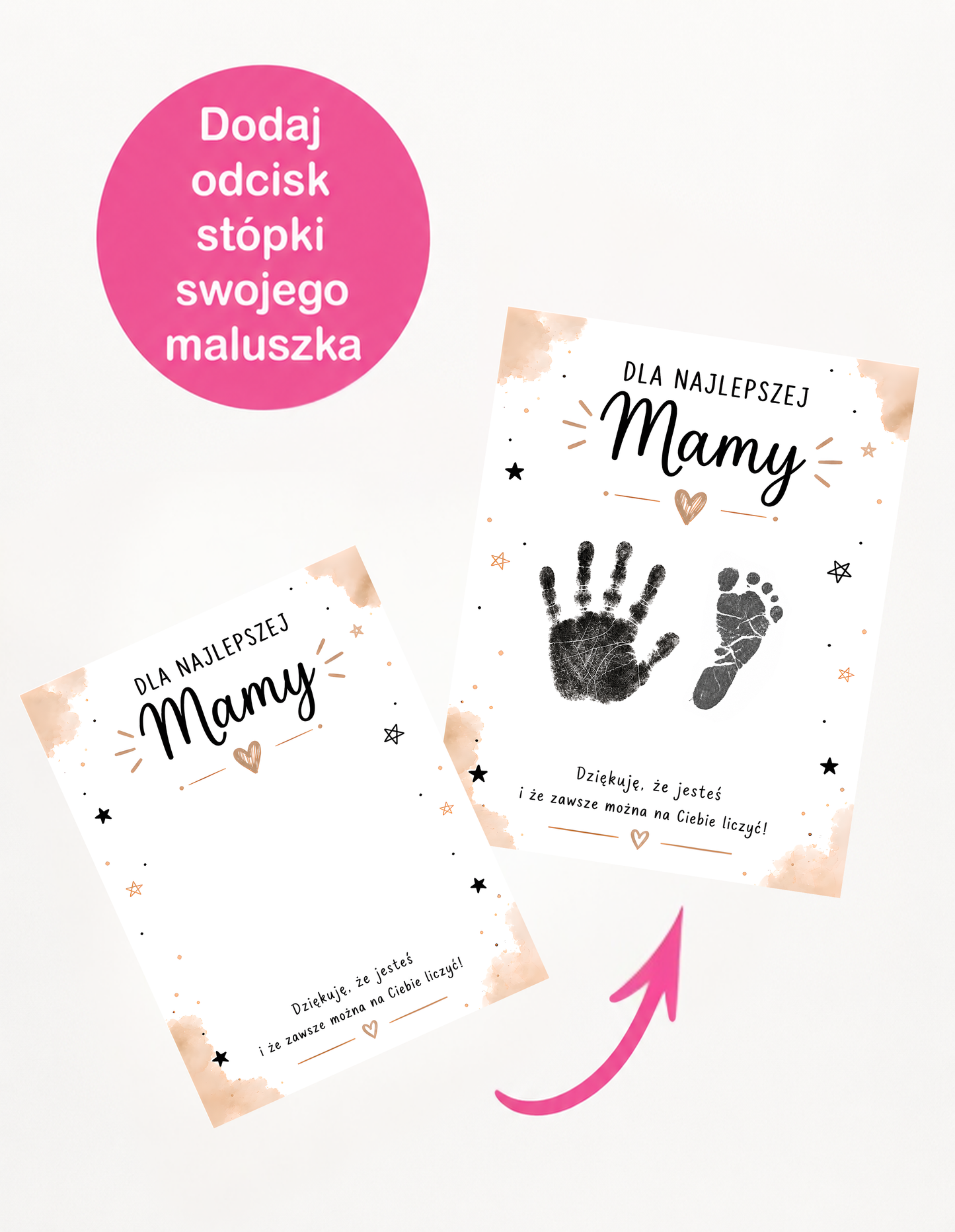 Zestaw do Odcisków „Dla Najlepszej Mamy" #32 – wzór 3