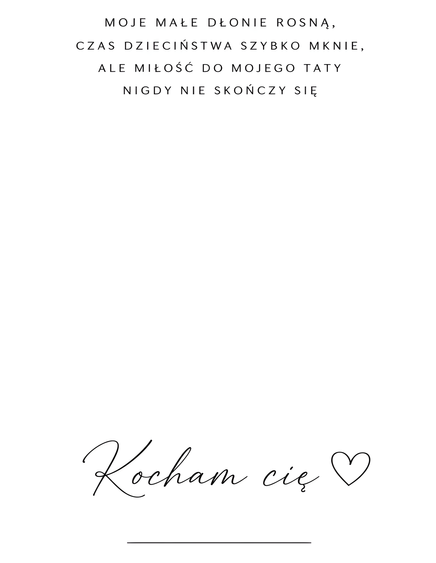 Zestaw do Odcisków „Kocham Cię" #2 – wzór 2