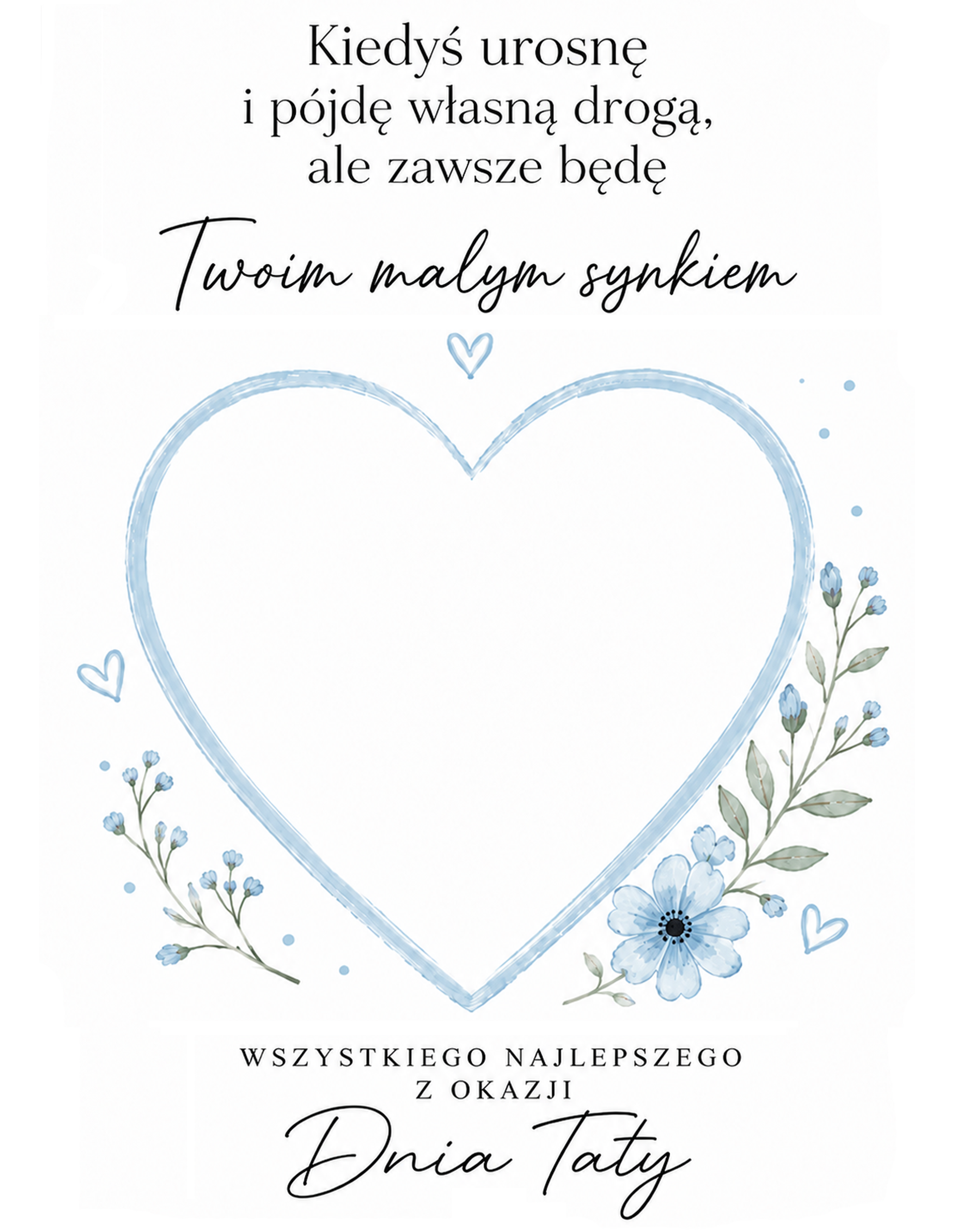 Beztuszowy zestaw do odcisków Twój Mały Synek — bezpieczny od urodzenia