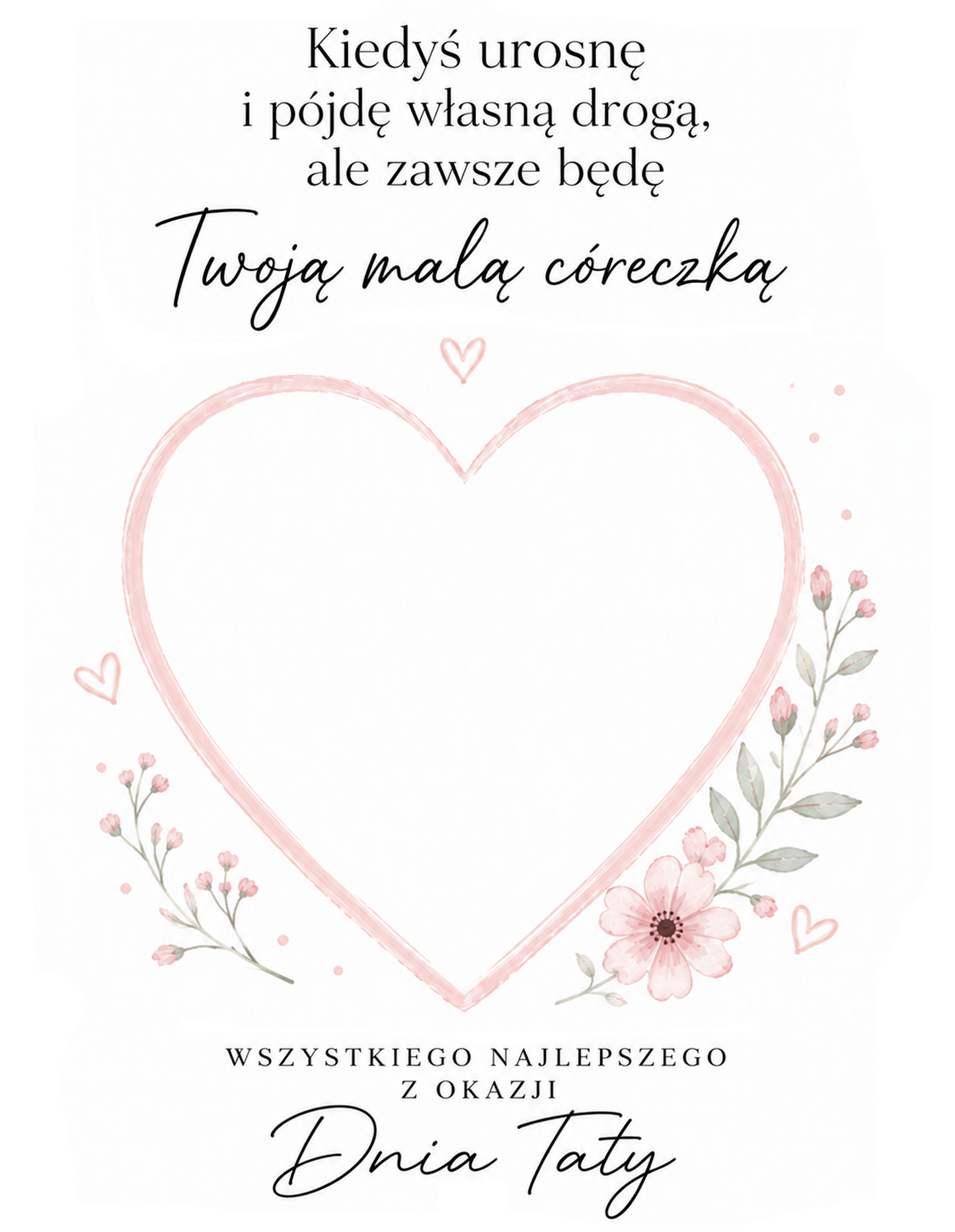 Beztuszowy zestaw do odcisków Twoja Mała Córeczka — bezpieczny od urodzenia