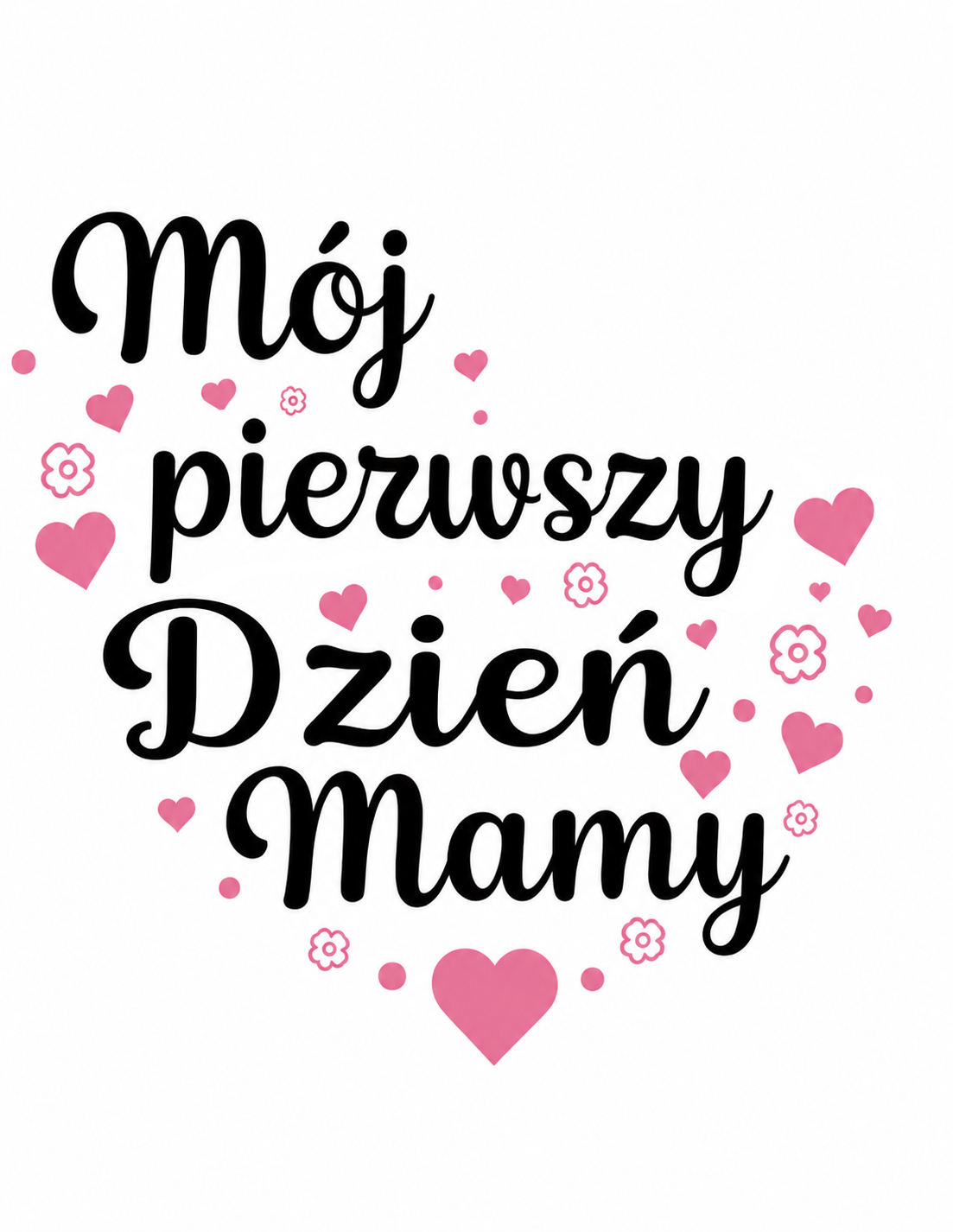 Beztuszowy zestaw odcisków Mój Pierwszy Dzień Mamy — dla świeżo upieczonej mamy