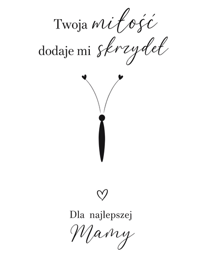 Zestaw do Odcisków „Dla Najlepszej Mamy" #6 – wzór 2