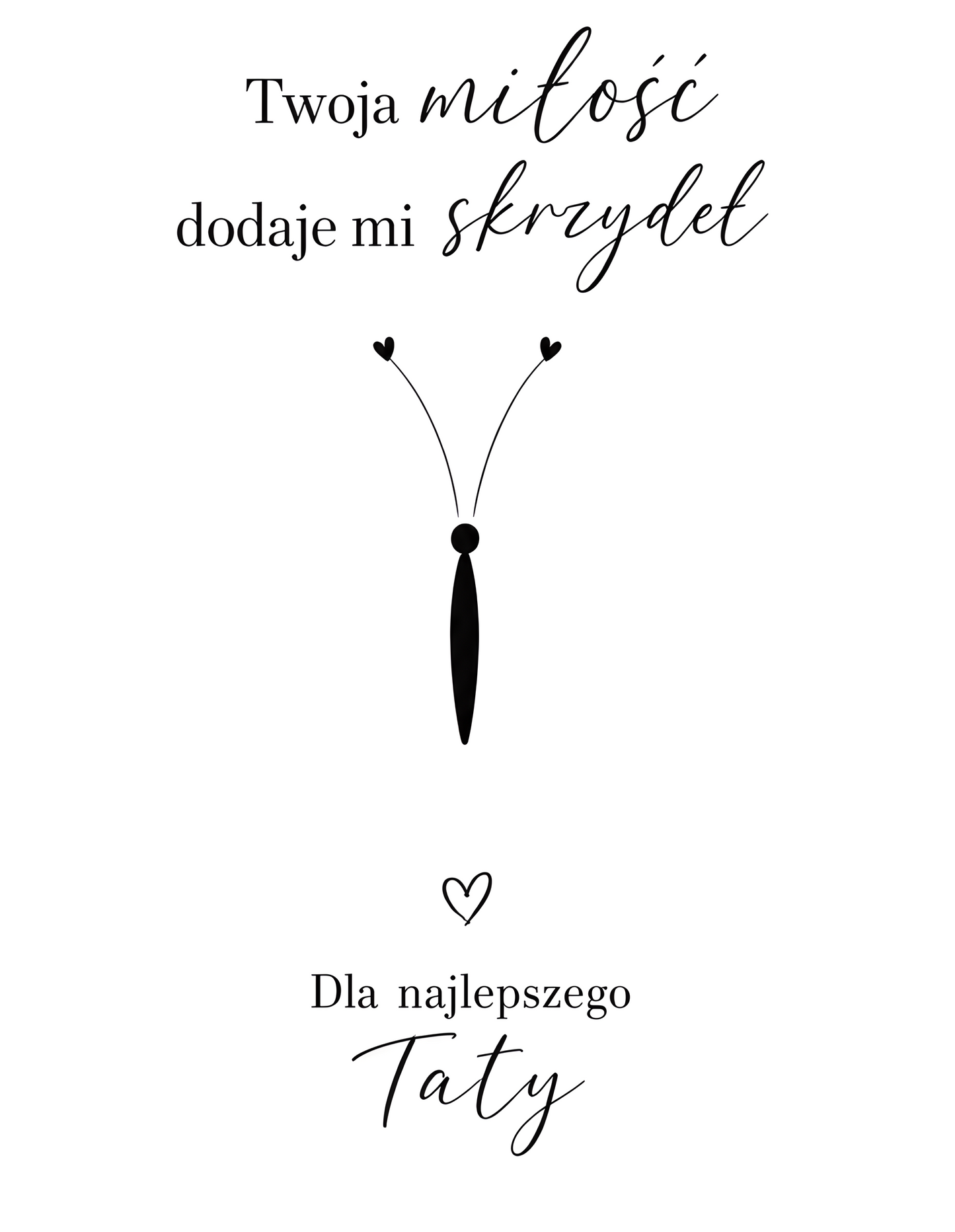 Zestaw do Odcisków „Dla Najlepszego Taty" #8 – wzór 2