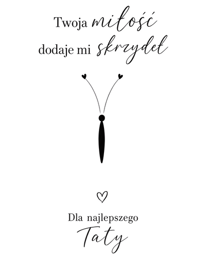 Zestaw do Odcisków „Dla Najlepszego Taty" #8 – wzór 2