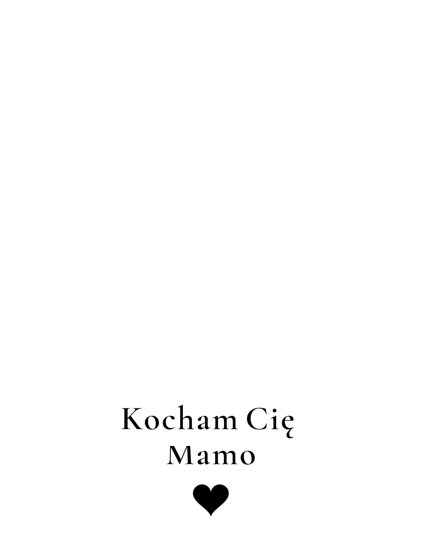 Zestaw do Odcisków „Kocham Cię Mamo" #4 – wzór 2