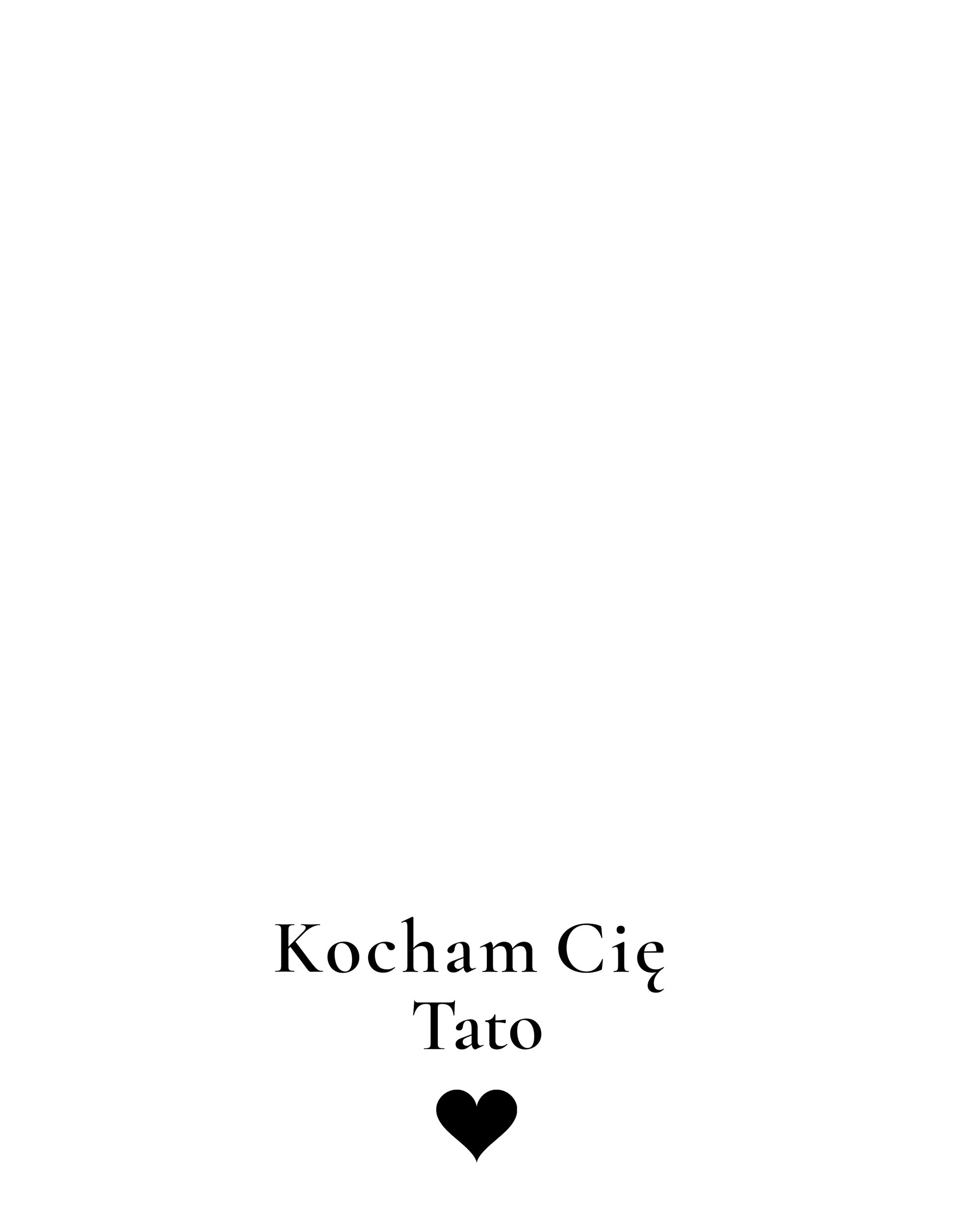 Zestaw do Odcisków „Kocham Cię Tato" #5 – wzór 2