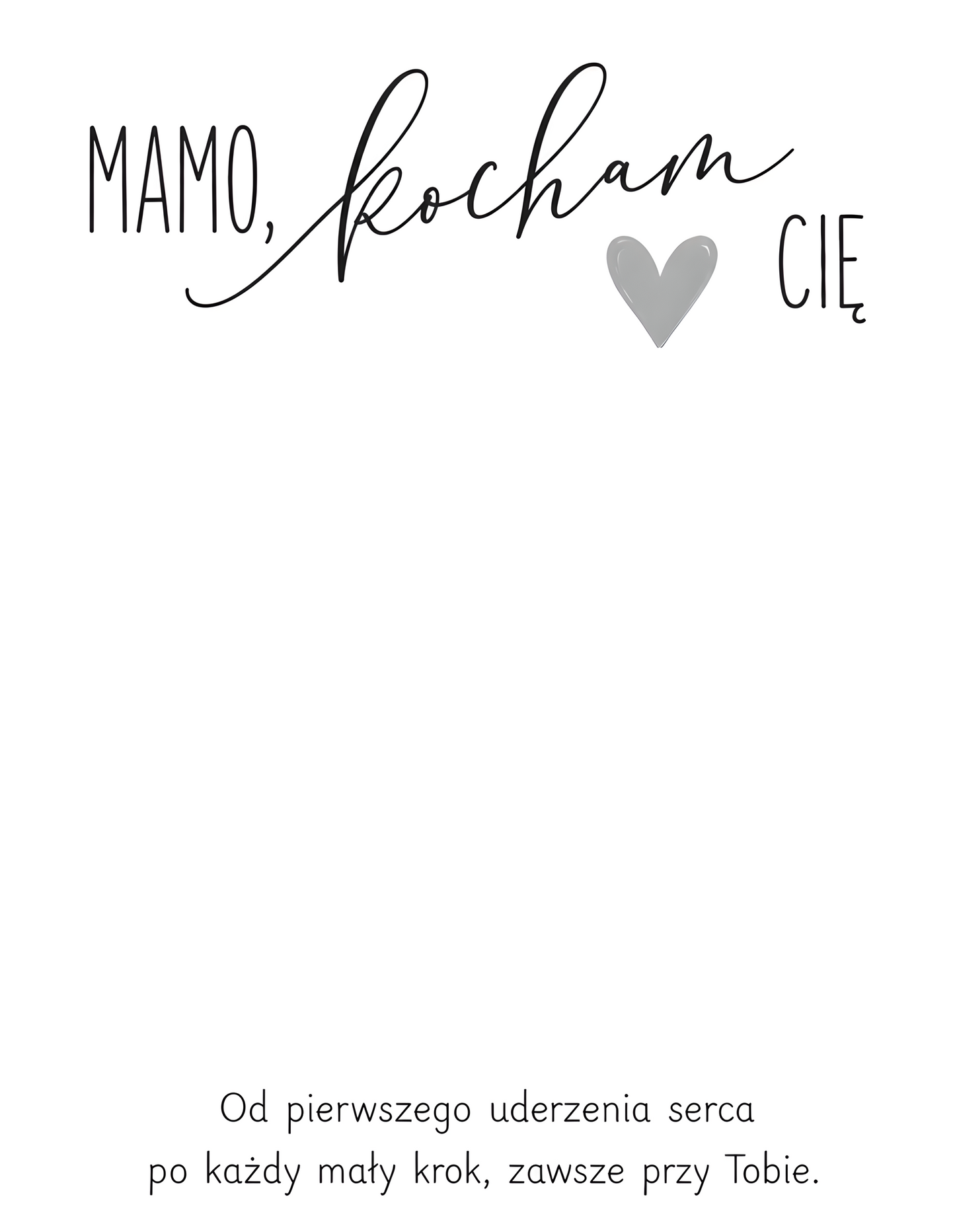Zestaw do Odcisków „Mamo, Kocham Cię" #12 – wzór 2