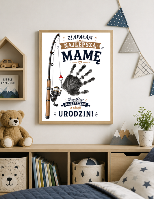 Zestaw do Odcisków „Złapałam Najlepszą Mamę" – główne zdjęcie