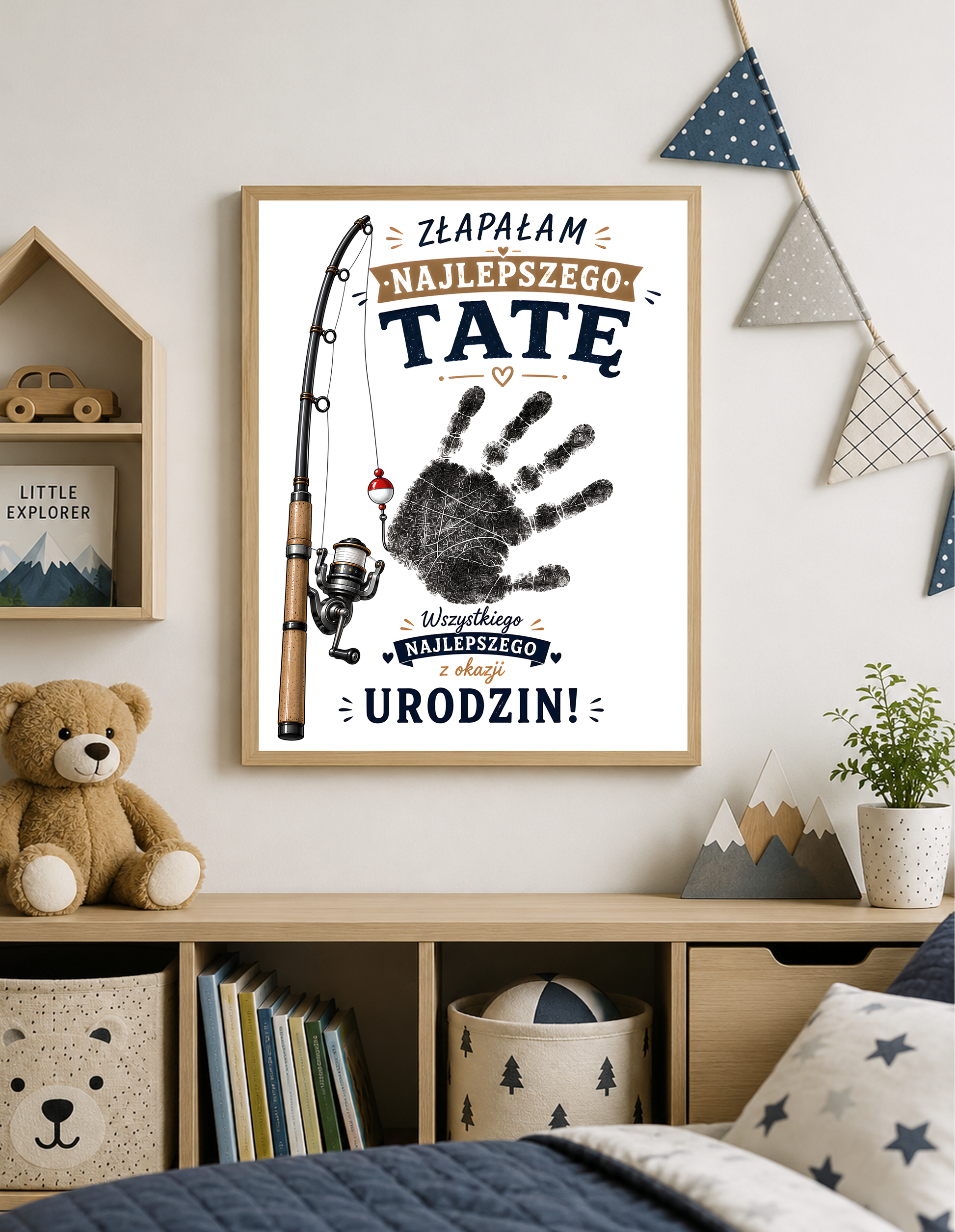 Zestaw do Odcisków „Złapałam Najlepszego Tatę" – główne zdjęcie