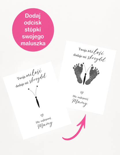 Zestaw do Odcisków „Dla Najlepszej Mamy" #6 – wzór 3